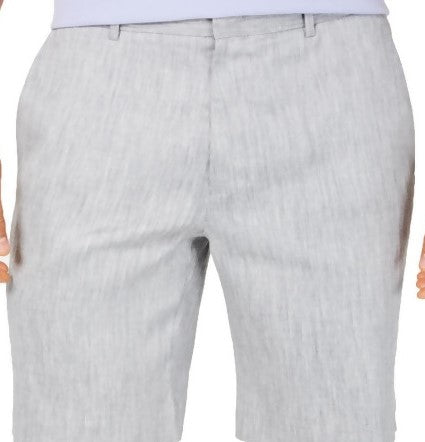 Alfani Men's Alfatech Stretch Waistband 9" Shorts Gray Size 40