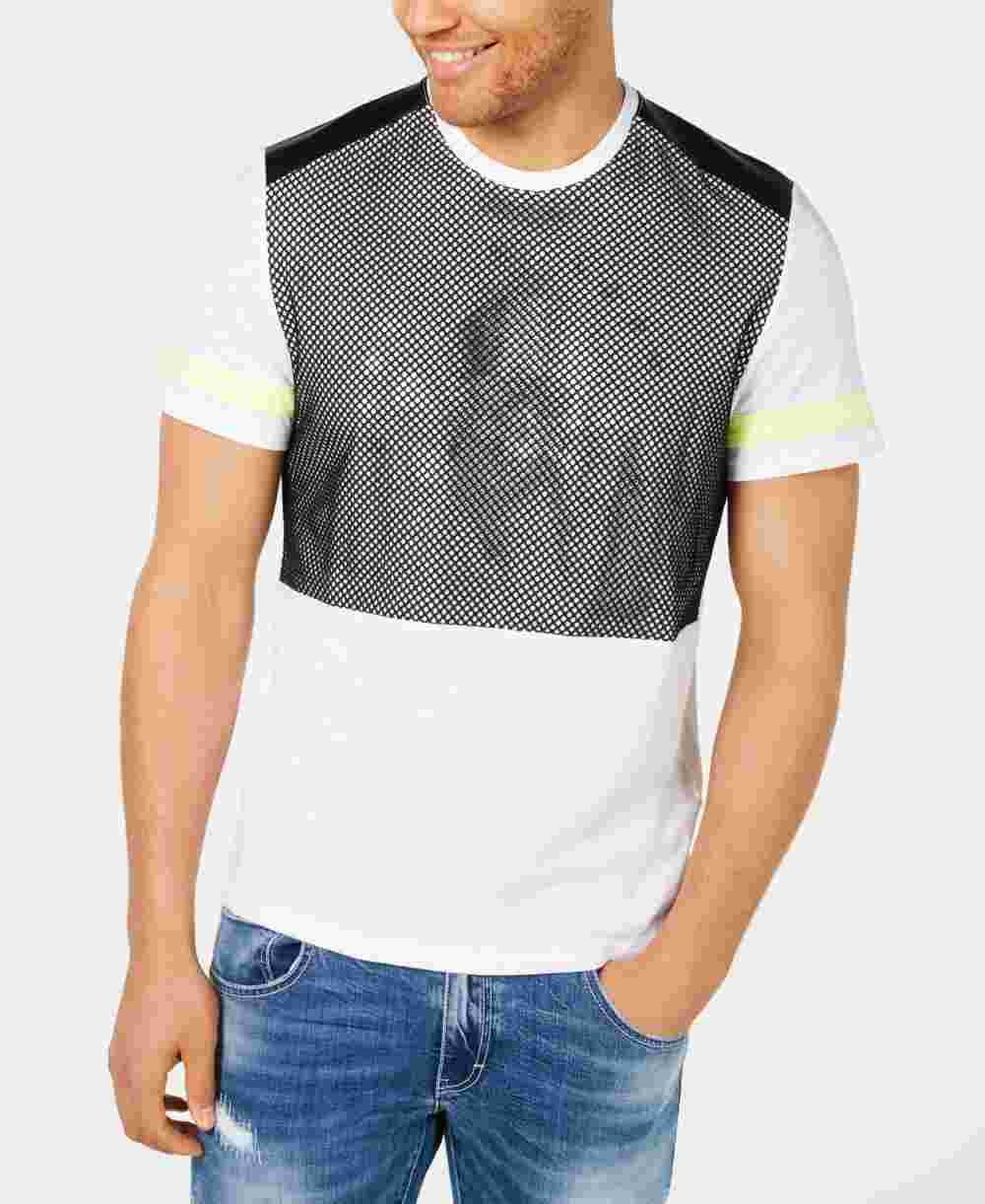 INC International Concepts Men's Mission Graphic T-Shirt White Size Large