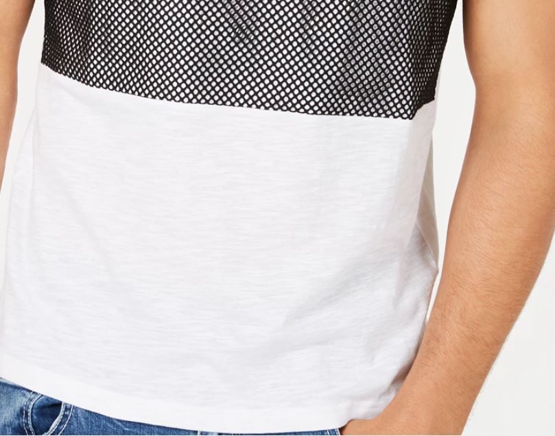 INC International Concepts Men's Mission Graphic T-Shirt White Size Large