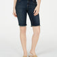 INC International Concepts Women's Denim Bermuda Shorts In Blue Size 6