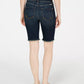 INC International Concepts Women's Denim Bermuda Shorts In Blue Size 6