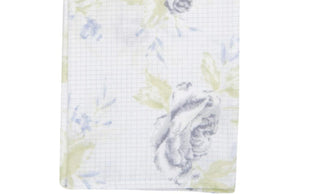 Bar III Men's Rose Grid Print Pocket Square White Size Regular