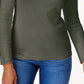 Karen Scott Women's Cotton Scoop-Neck Top Green Size Petite Extra Large