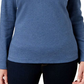 Karen Scott Women's Cotton Henley Top  Blue Size Small