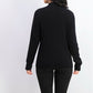 Karen Scott Women's Cotton Turtleneck Top Black Size Petite Small-Medium