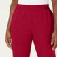 Karen Scott Women's Petite Classic Fleece Elastic Waist Pants Red Size Medium