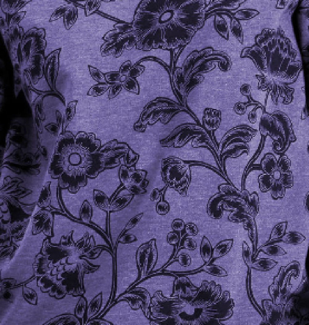 Karen Scott Women's Printed Sweatshirt  Cassis Size Small