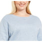 Karen Scott Women's Fleece Sweatshirt Blue Size 2 Extra Large