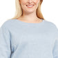 Karen Scott Women's Plus Size Fleece Sweatshirt Blue Size XX-Large