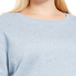 Karen Scott Women's Plus Size Fleece Sweatshirt Blue Size 1X