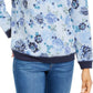 Karen Scott Women's Sport Key Garden Fleece Sweatshirt Intrepid Blue Size Small