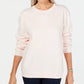 Karen Scott Women's Sport Long-Sleeve Crewneck Sweatshirt Pink Size Extra Large