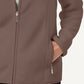 Karen Scott Women's Petite Zeroproof Fleece Jacket Brown Size Petite Medium
