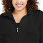 Karen Scott Women's Plus Size Zip-Front Jacket  Deep Black Size 1X
