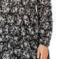 Style & Co Women's Plus Size Floral-Print Peplum Blouse Shadow Blossom Size 2 Extra Large
