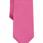 Alfani Men's Solid Texture Slim Tie Pink Size Regular