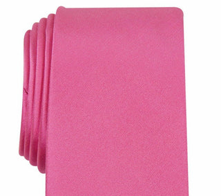 Alfani Men's Solid Texture Slim Tie Pink Size Regular