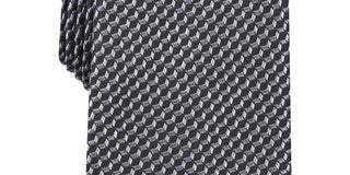 Alfani Men's Neat Slim Tie Black Size Regular