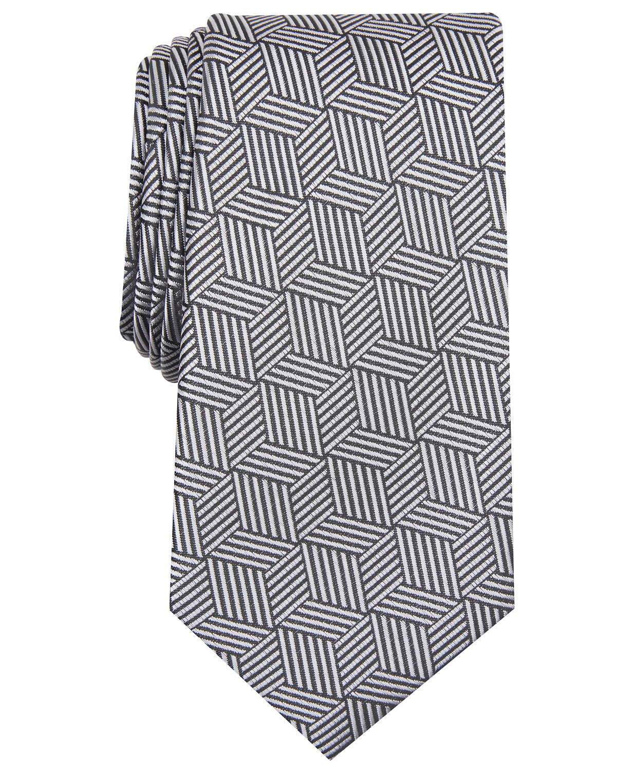 Alfani Men's Geometric Tie Blue Size Regular