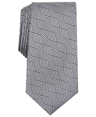 Alfani Men's Geometric Tie Blue Size Regular