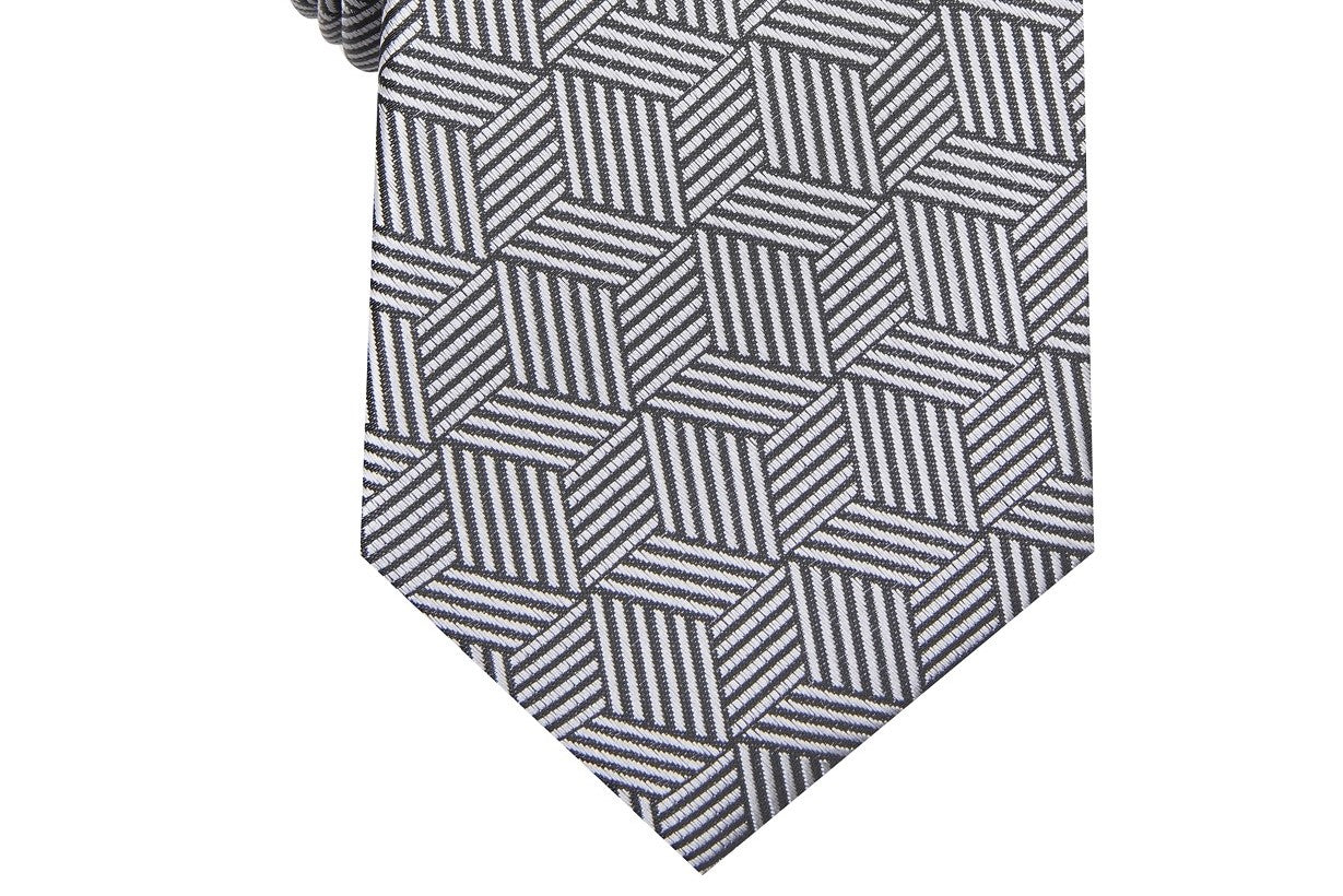 Alfani Men's Geometric Tie Blue Size Regular