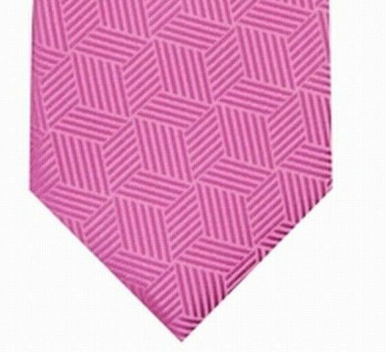 Alfani Men's Geometric Tie Pink Size Regular