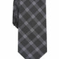 Alfani Men's Check Tie Black Size Regular