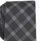 Alfani Men's Check Tie Black Size Regular