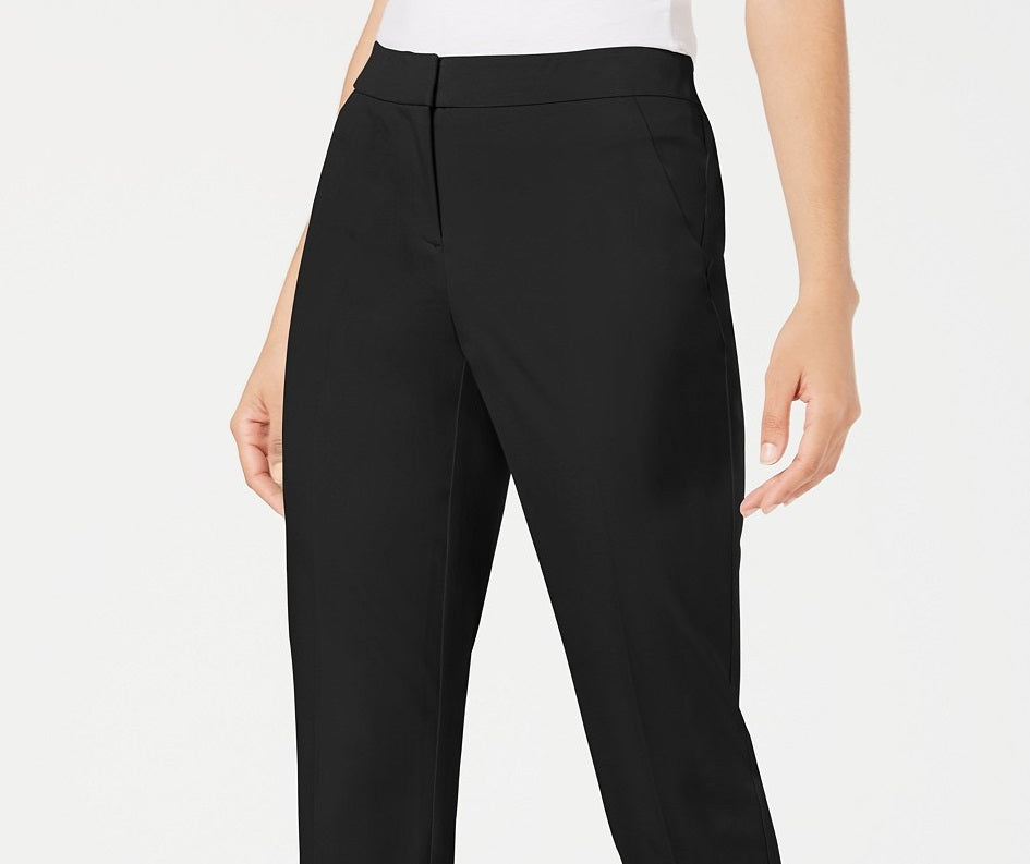 Alfani Women's Straight-Leg Capri Pants  Black Size 8