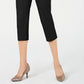 Alfani Women's Straight-Leg Capri Pants  Black Size 8