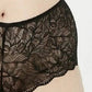 INC International Concepts Women's Plus Size Lace Boyshort Black Size Extra Large