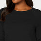 Karen Scott Women's Ribbed Cotton Pullover Sweater Blue Size Medium
