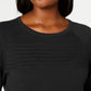 Karen Scott Women's Ribbed Cotton Pullover Sweater Black Size Small
