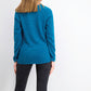 Karen Scott Women's Curved-Hem Sweater Navy Size Medium