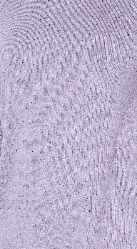 Karen Scott Women's Curved-Hem Sweater Lt/Pas Purple Size Small