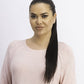 Karen Scott Women's Curved-Hem Sweater Ks Tea Rose Nep Size Extra Large