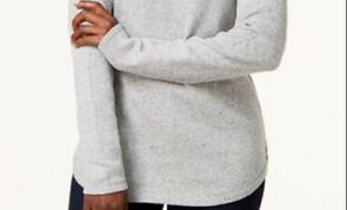 Karen Scott Women's Curved-Hem Sweater White Size 2 Extra Large
