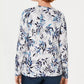 Karen Scott Women's Leaf-Print Cardigan Gray Size Small