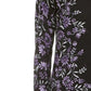 Karen Scott Women's Floral-Print Button-Up Cardigan Purple Size Small