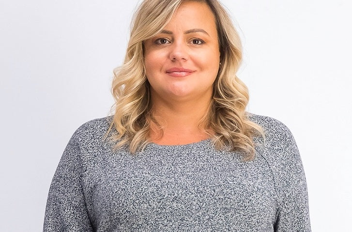 Karen Scott Women's Cotton Marled Curved-Hem Top Winter Grey Mrl Size Medium