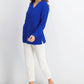 Karen Scott Women's Basket Stitch Sweater Bright Blue Size X-Small