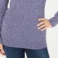 Karen Scott Women's Boat-Neck Cotton Sweater Purple Size X-Large