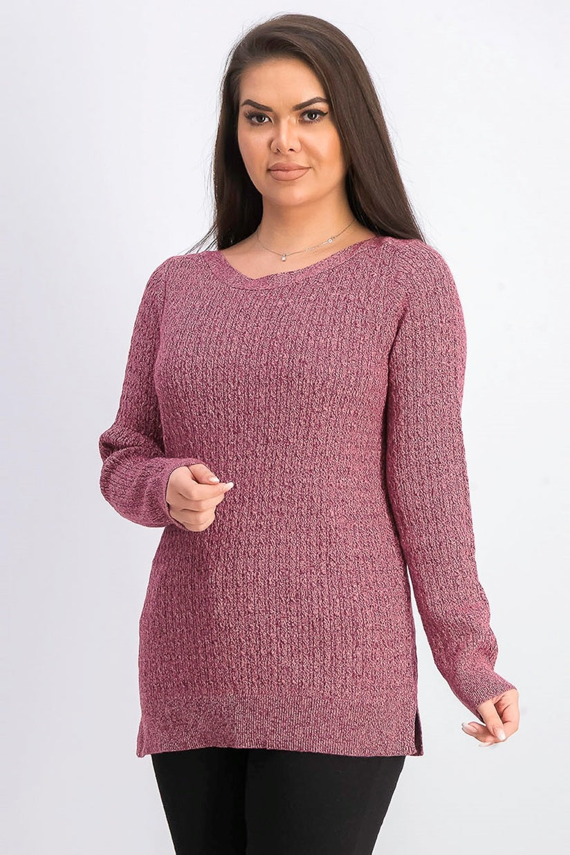 Karen Scott Women's Boat-Neck Chenille Sweater Red Size Medium