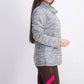 Karen Scott Women's Sport Space-Dyed Cowlneck Top Med Gray Size Extra Large