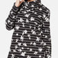 Karen Scott Women's Sport Printed Funnel-Neck Top Black Size Small