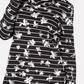 Karen Scott Women's Sport Printed Funnel Neck Top Black Size X-Large