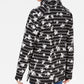 Karen Scott Women's Sport Printed Funnel-Neck Top Black Size Small