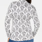Karen Scott Women's Plus Size Printed Mock-Neck Top Med Gray Size 2X