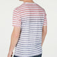 American Rag Men's Tonal Striped Pocket T-Shirt White Size Extra Large