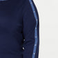 Karen Scott Women's Plus Size Cotton Studded Boat-Neck Top Blue Size 2 Extra Large